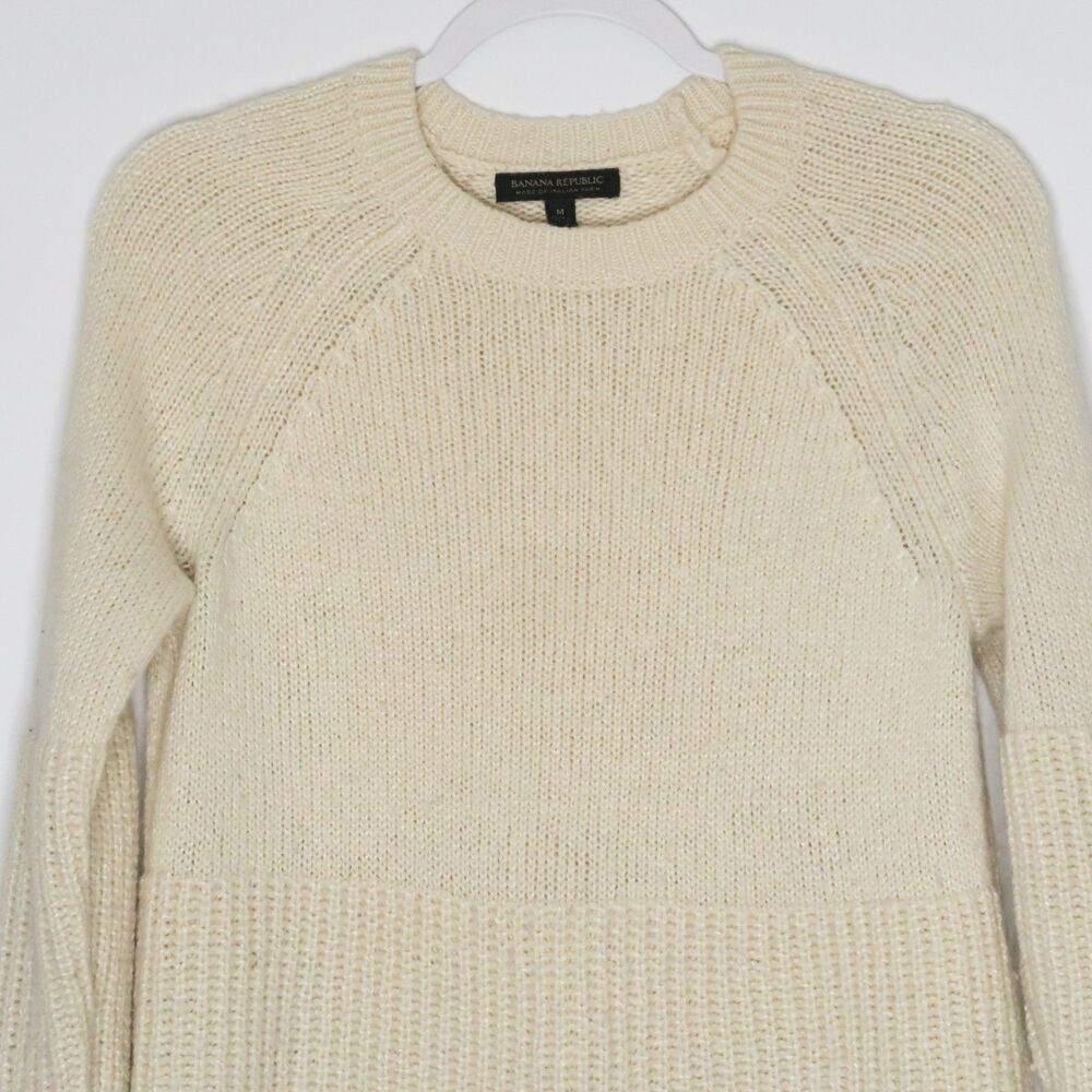 Banana Republic crew neck Italian yarn sweater - Picture 4 of 8